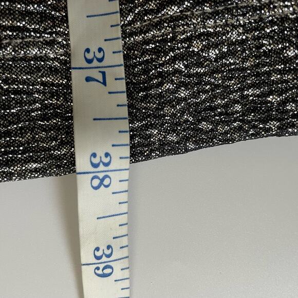 Vince Camuto Womens 0 Silver Metallic Cowl Neck Ruched Cocktail Dress - Picture 5 of 10